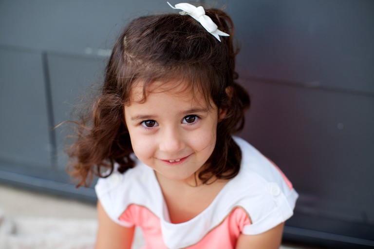 Close up shot of girl