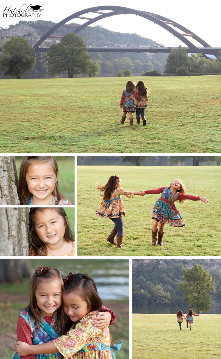 Twin sisters in Austin